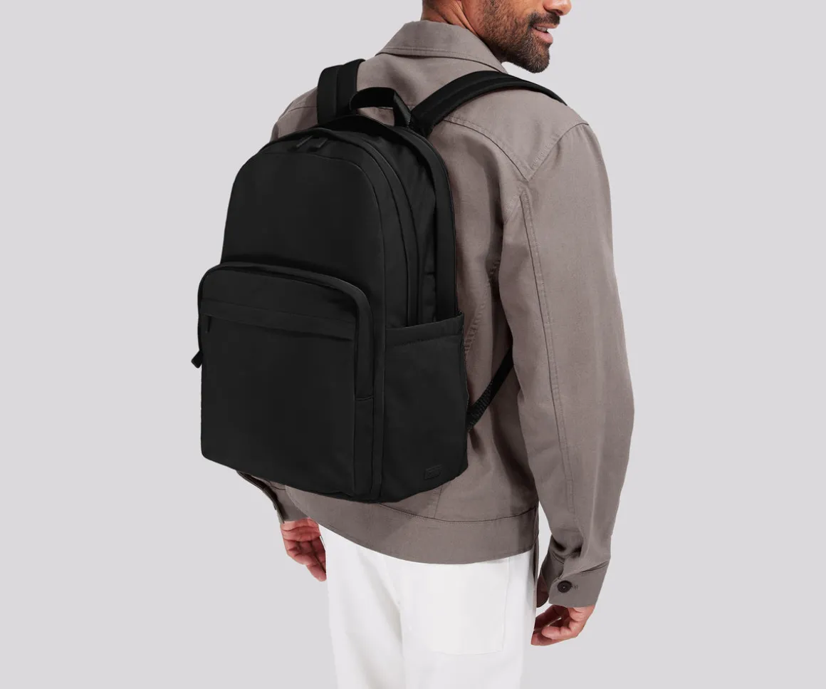 Large Featherlight Backpack in Jet Black