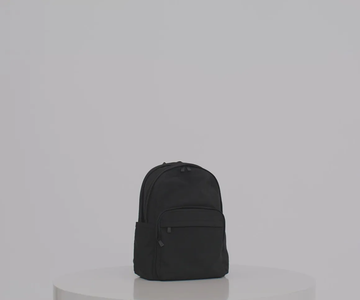 Large Featherlight Backpack in Jet Black