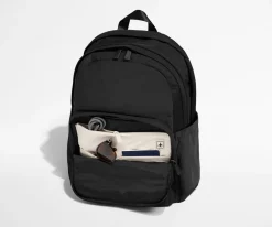 Large Featherlight Backpack in Jet Black