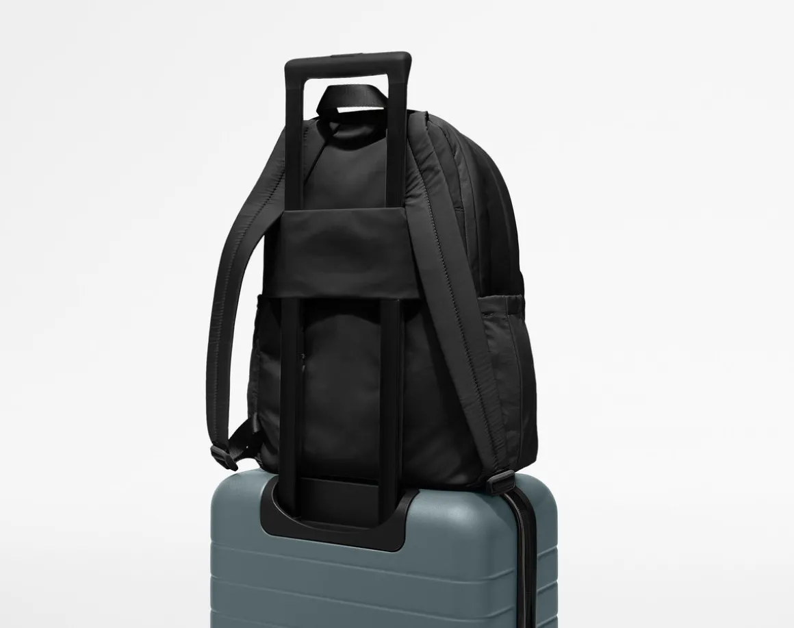Large Featherlight Backpack in Jet Black