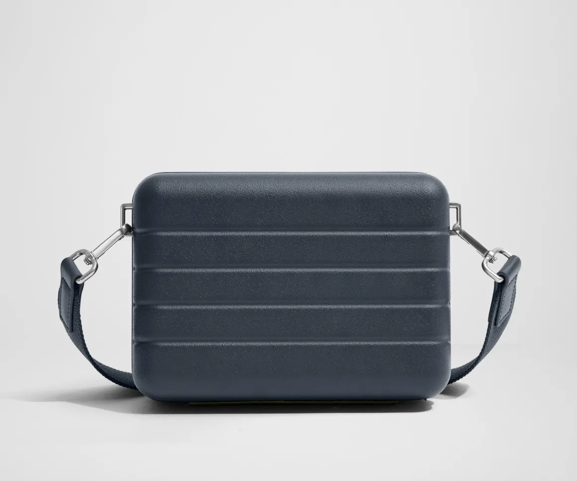 The Mini Crossbody in Navy Blue
