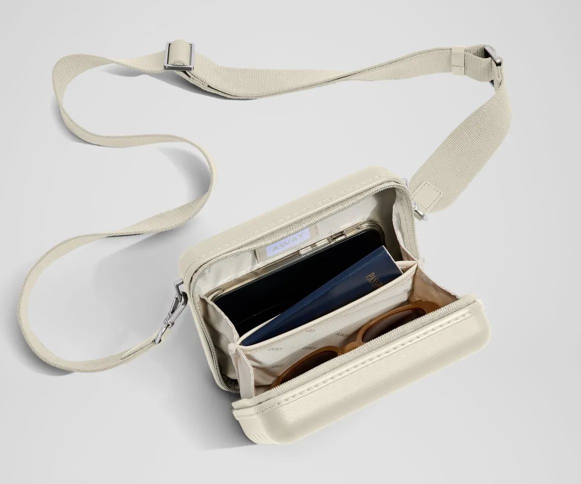 The Mini Crossbody in Salt White