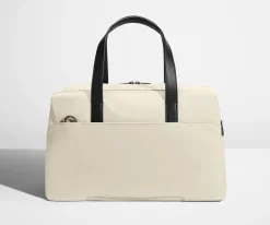 The Overnight Bag in Salt White