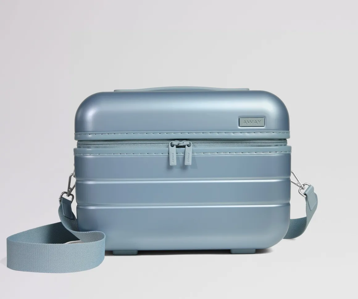 The Train Case in Arctic Blue