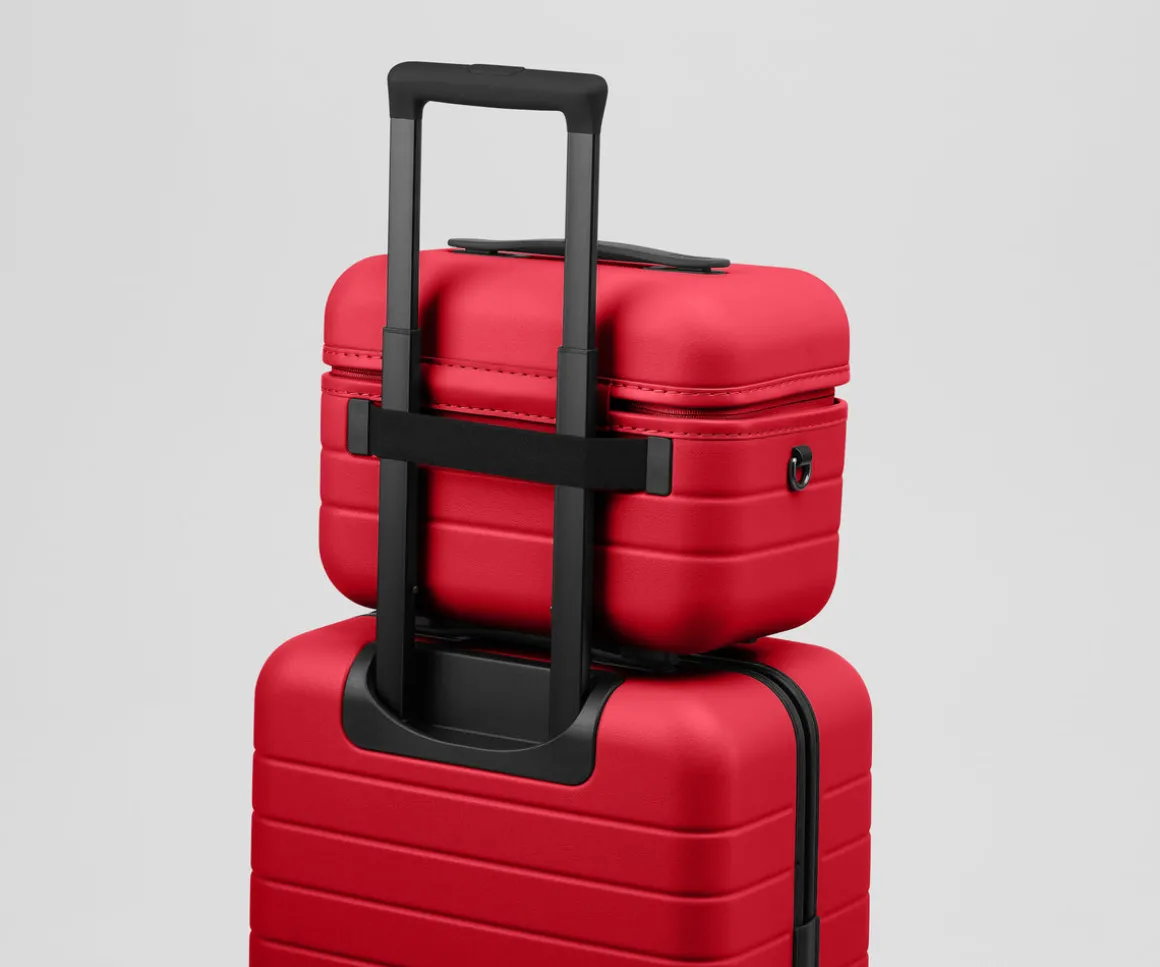 The Train Case in Cherry Red
